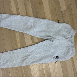 Kids Heather Gray Joggers with Graphic Design